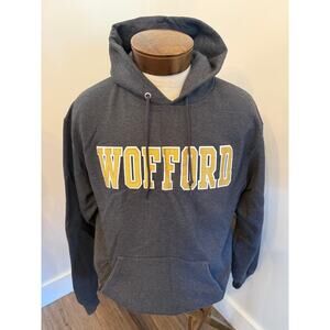 Champion Men's Wofford College Gray Hoodie Size Large